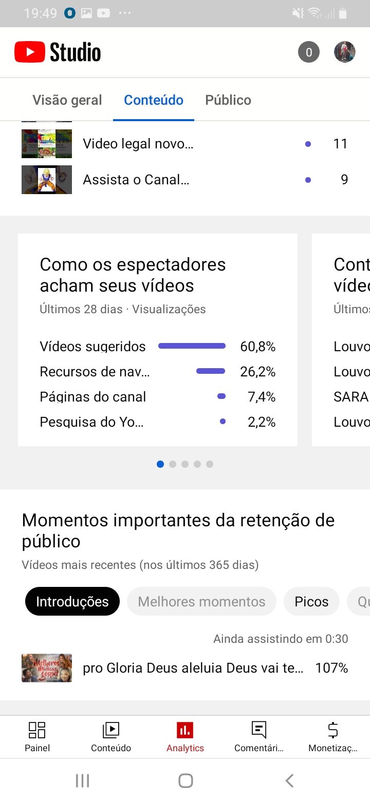 Alcanse do canal estensões divulgasão publico  qualidade apr